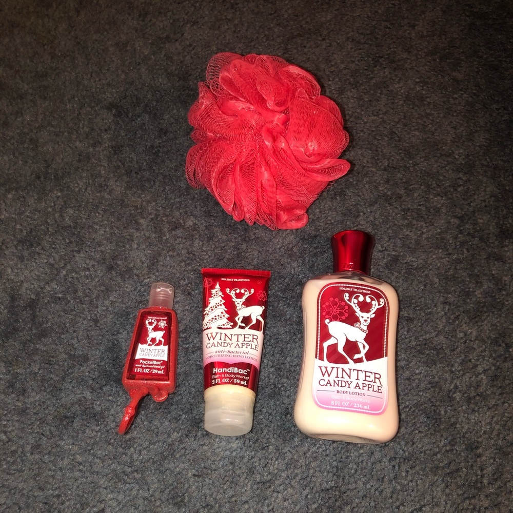 winter candy apple set